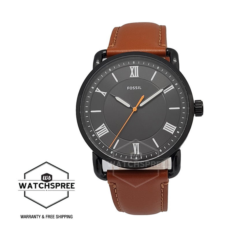 [Watchspree] Fossil Men's Copeland 42mm Three-Hand Luggage Leather Watch FS5667